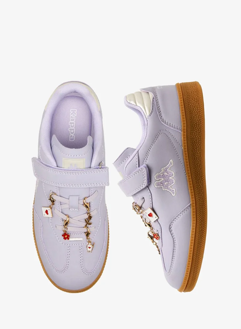 كابا حذاء رياضي بناتي بكعب عالٍ وشريط لاصق